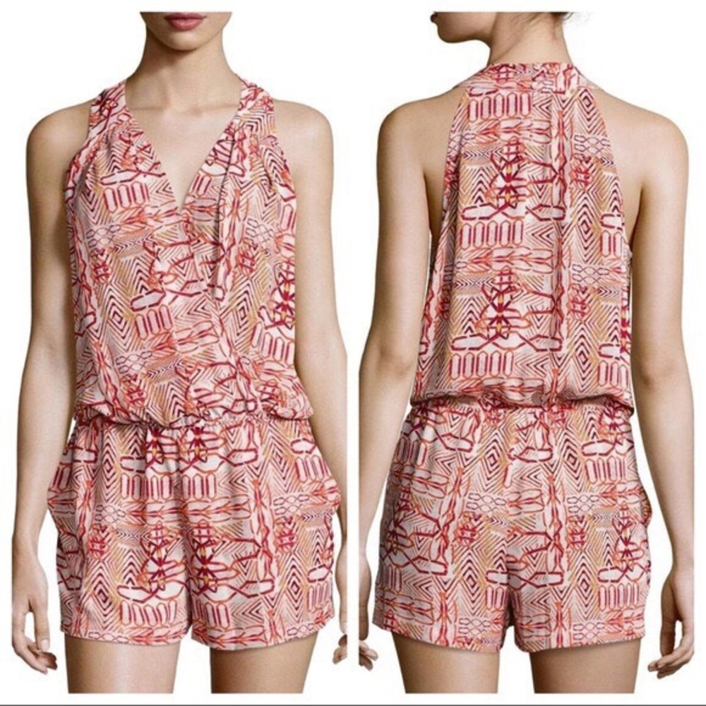 BCBGMaxAZria | Thalia Romper Multicolor | Size M